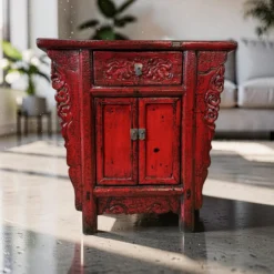 Dressoir Shanxi 2deur 1la rood
