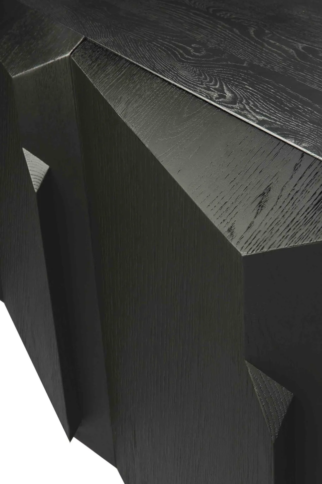 Dressoir Stairs - zwart eiken - 200 cm