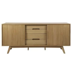 Dressoir Toby hout B180 x D44 x H84 cm
