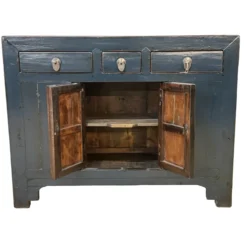 Dressoir uniek lak blauw