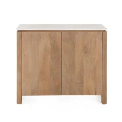 Dressoir Wallaby 100 cm naturel met zand marmer