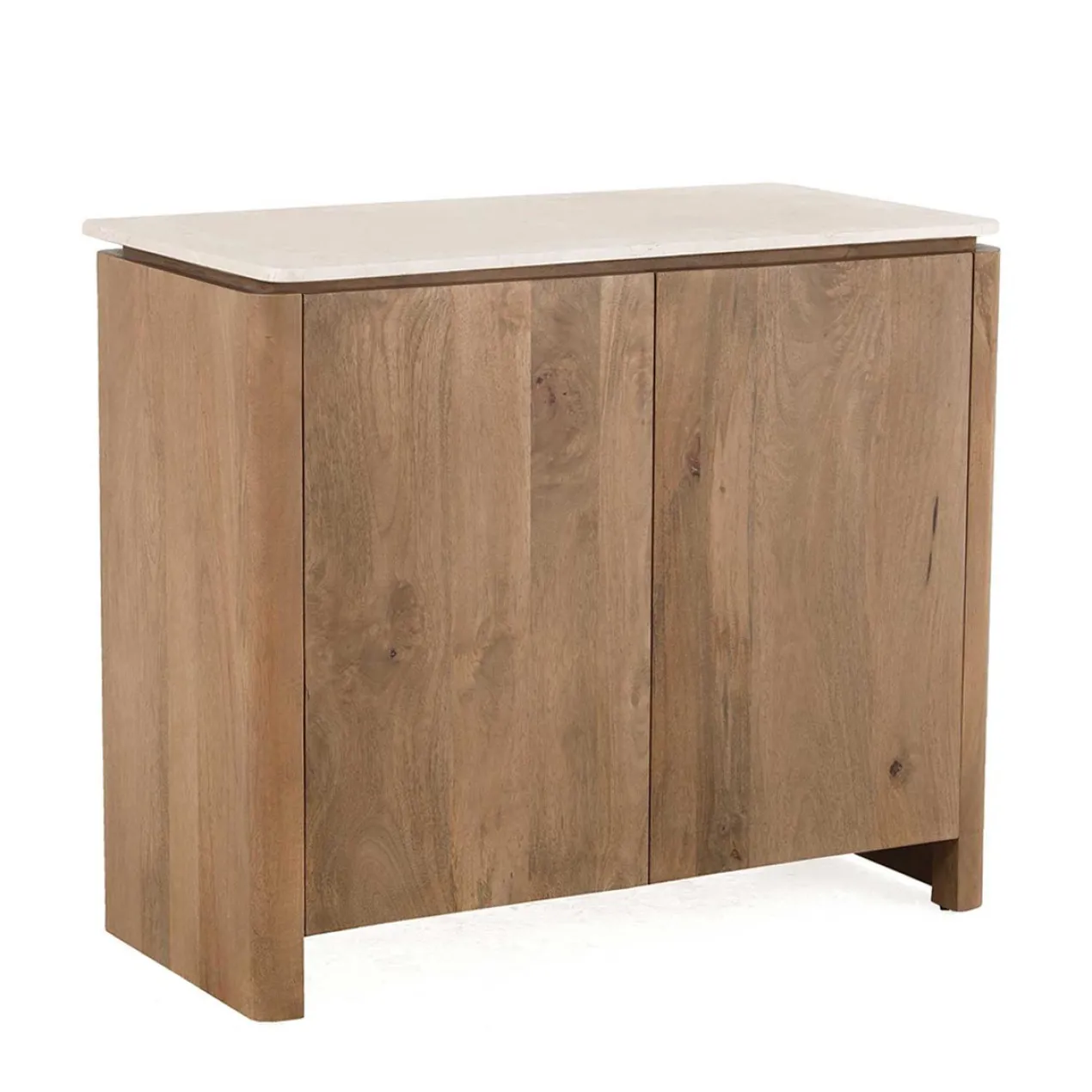 Dressoir Wallaby 100 cm naturel met zand marmer