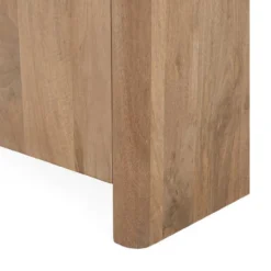 Dressoir Wallaby 100 cm naturel met bruin marmer
