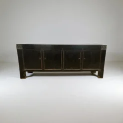 Dressoir zwart 4 deur noppen beslag