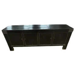 Dressoir zwart 4 deur noppen beslag