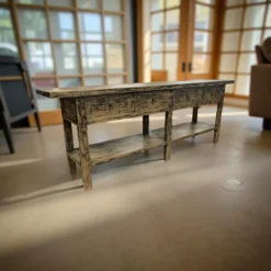 Dressoir zwart finish 4 la en plank uniek