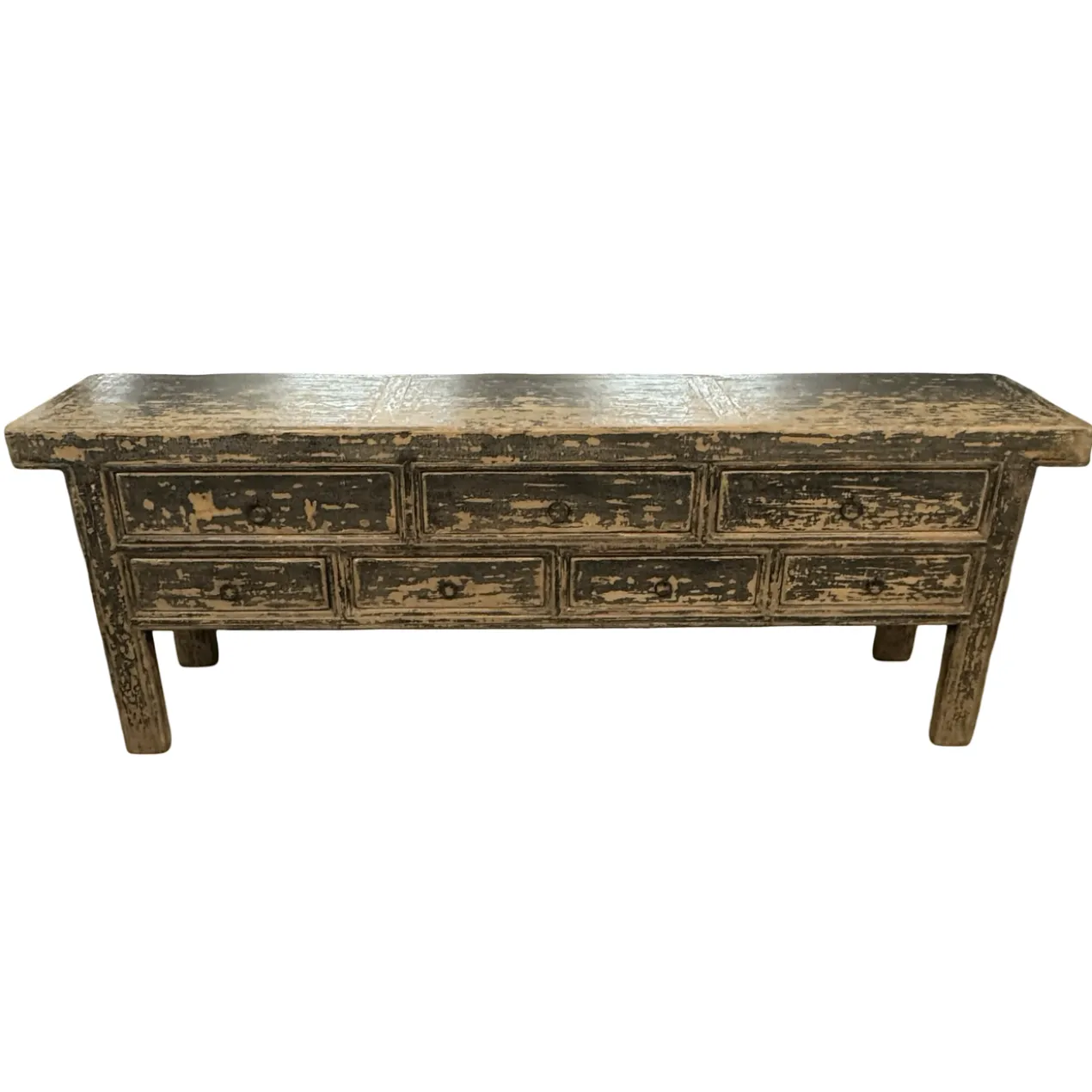 Dressoir zwart finish 7 la groot uniek