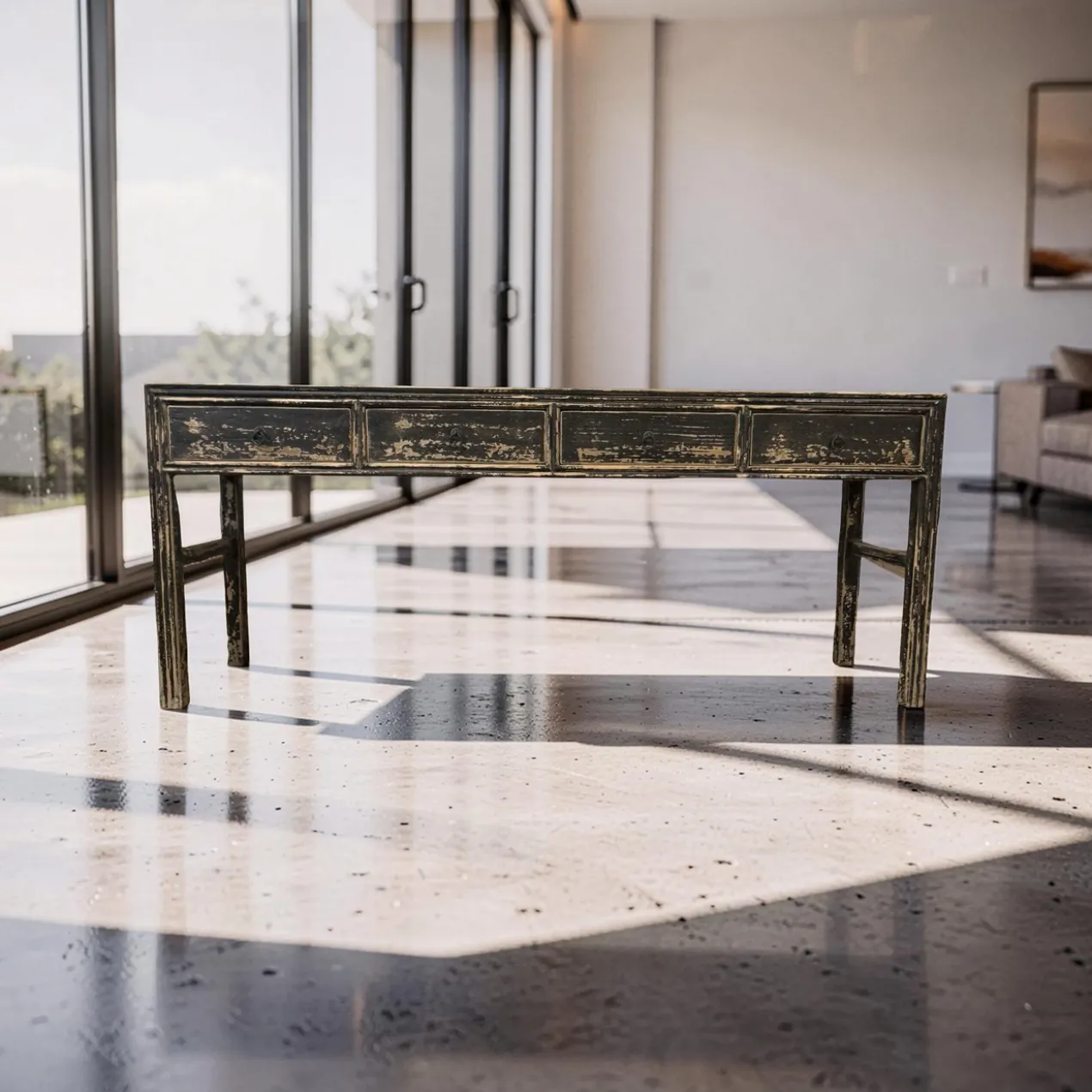 Dressoir zwart 4la uniek