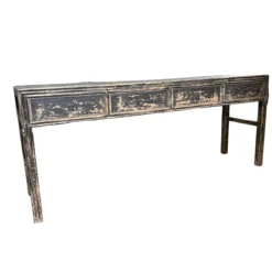 Dressoir zwart 4la uniek 206x50 cm