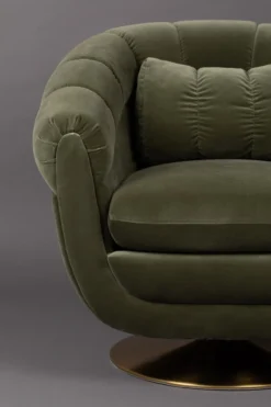 Dutchbone fauteuil Member Olive
