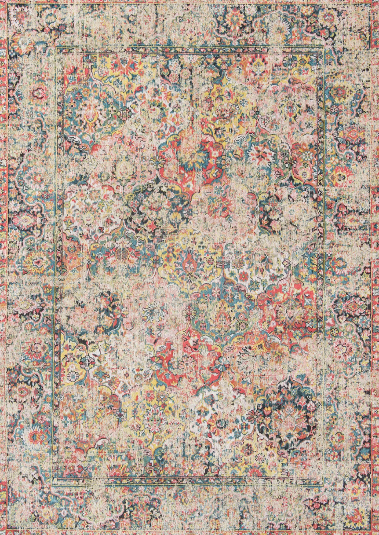 Ecorugs vloerkleed Bakhtiari multicolor 280x390 cm