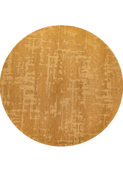 Ecorugs vloerkleed Baobab goud ∅ 240 cm