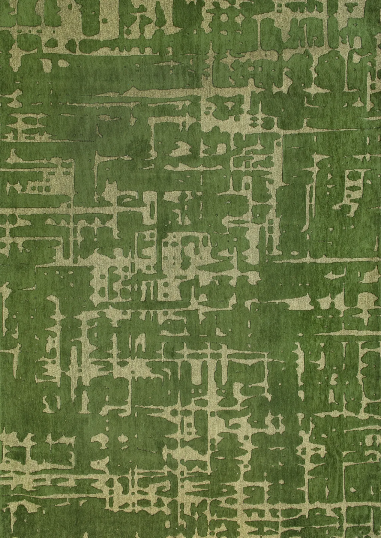 Ecorugs vloerkleed Baobab groen 80x150 cm