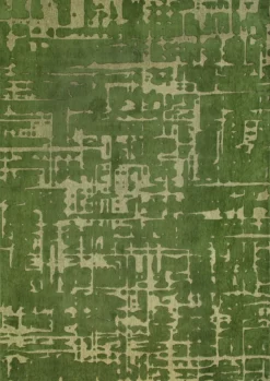 Ecorugs vloerkleed Baobab groen 140x200 cm