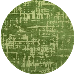 Ecorugs vloerkleed Baobab groen ∅ 240 cm
