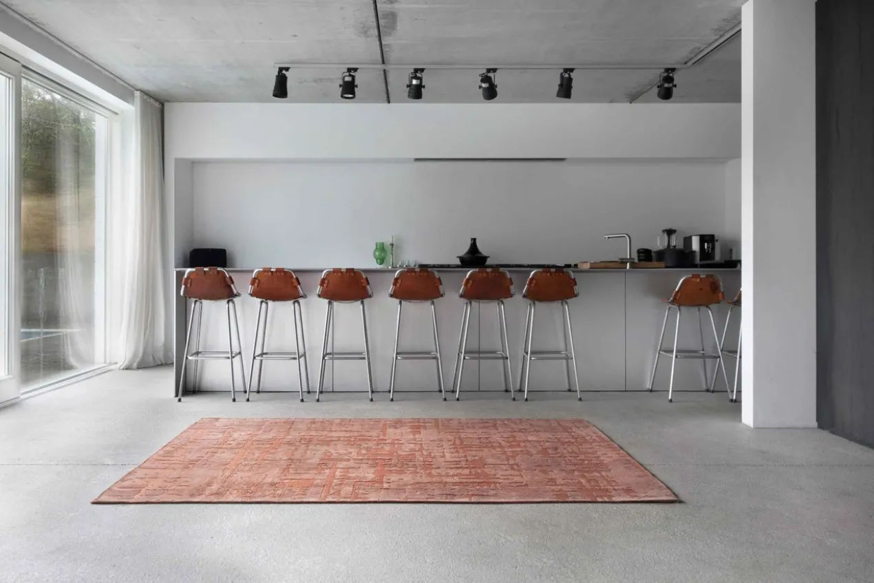 Ecorugs vloerkleed Baobab koper ∅ 140 cm
