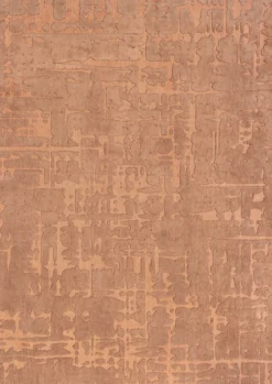 Ecorugs vloerkleed Baobab koper 140x200 cm