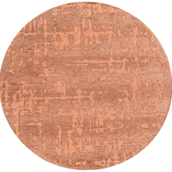 Ecorugs vloerkleed Baobab koper ∅ 240 cm