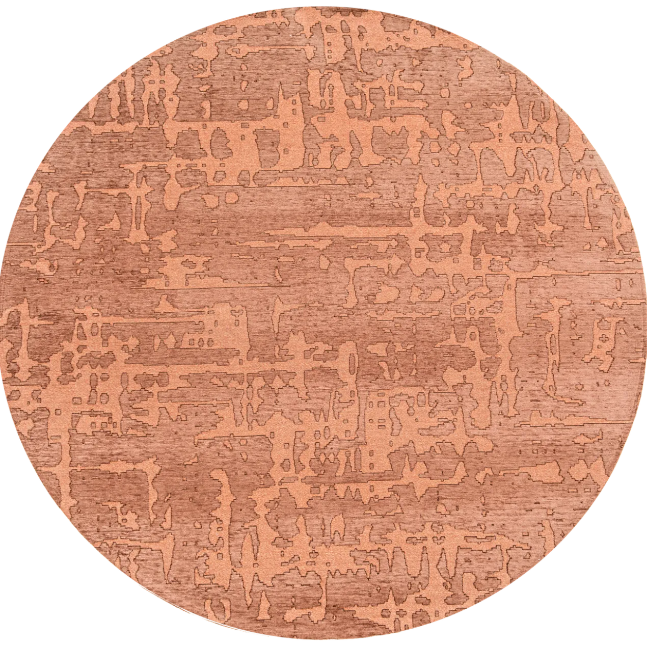 Ecorugs vloerkleed Baobab koper ∅ 240 cm