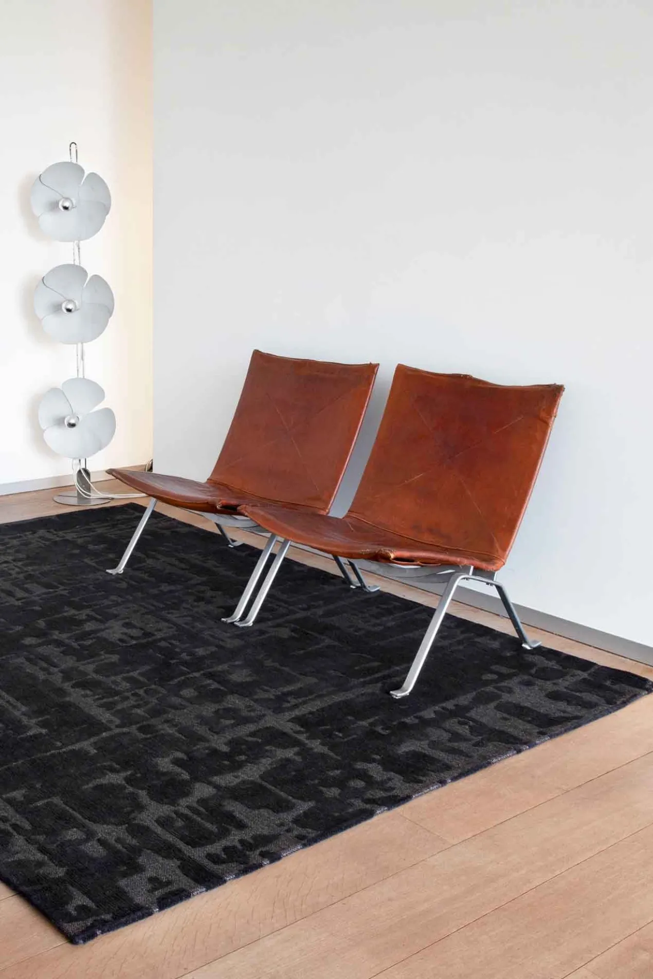 Ecorugs vloerkleed Baobab zwart 240x340 cm
