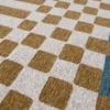 Ecorugs vloerkleed Chess goud 140x200 cm