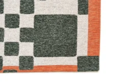 Ecorugs vloerkleed Chess groen 240x340 cm