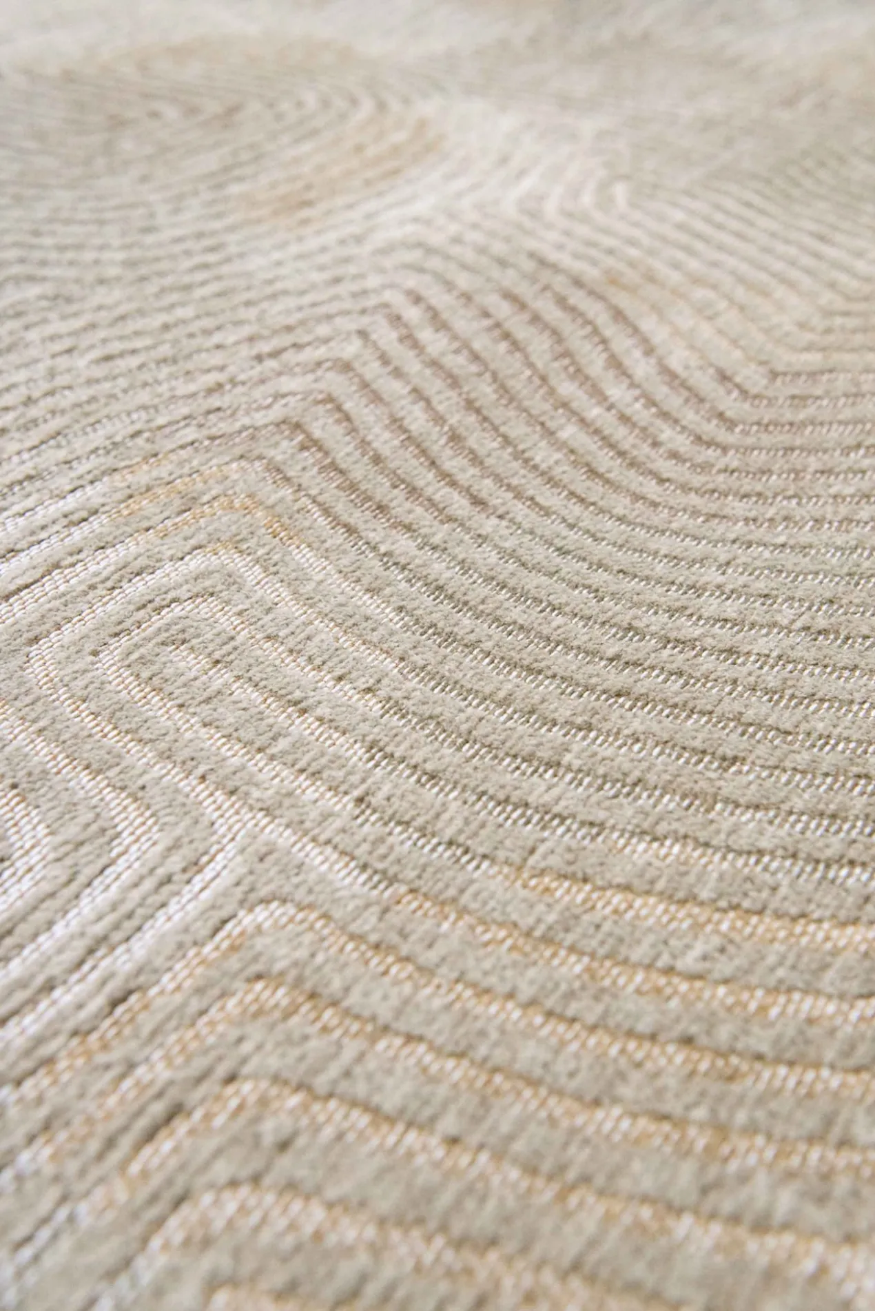 Ecorugs vloerkleed Coral beige 80x250 cm