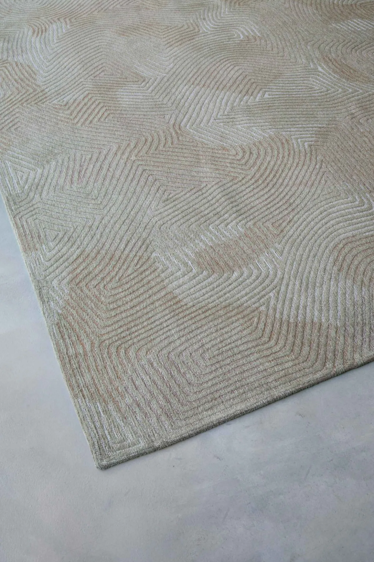 Ecorugs vloerkleed Coral beige 240x340 cm