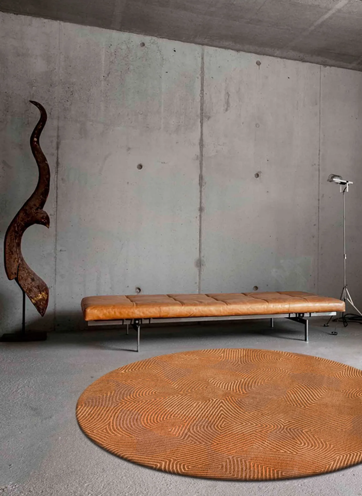 Ecorugs vloerkleed Coral goud 80x150 cm 140x200 cm