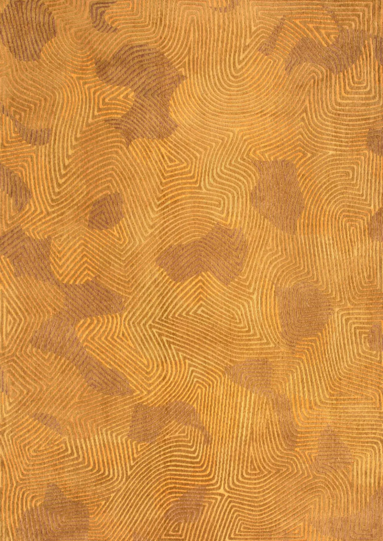 Ecorugs vloerkleed Coral goud 80x150 cm 200x280 cm