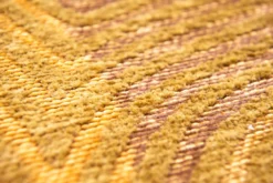 Ecorugs vloerkleed Coral goud 80x150 cm ∅ 240 cm