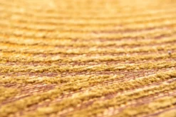 Ecorugs vloerkleed Coral goud 80x150 cm 240x340 cm