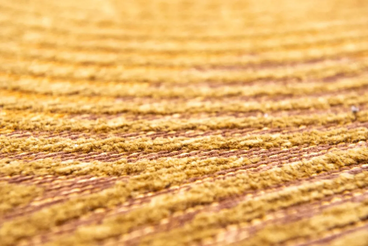 Ecorugs vloerkleed Coral goud 80x150 cm 240x340 cm