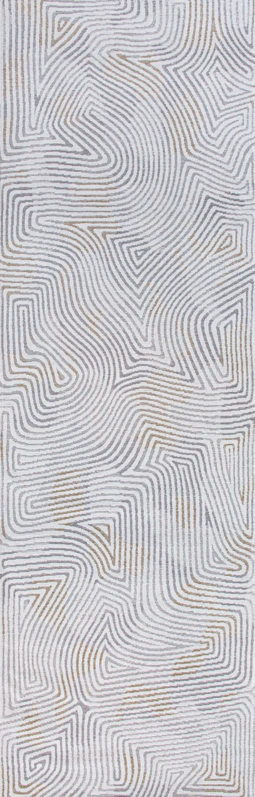 Ecorugs vloerkleed Coral wit 80x250 cm