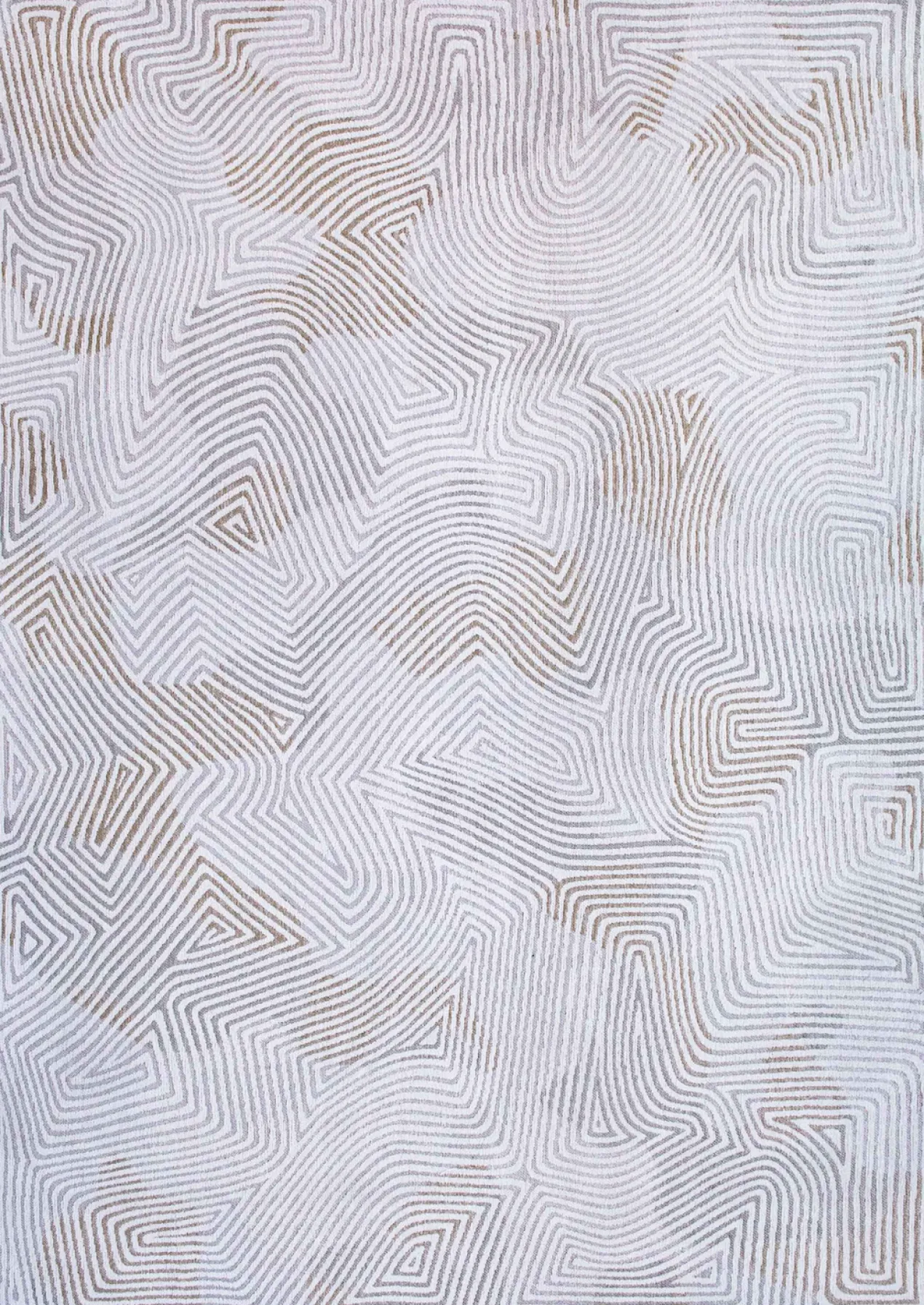Ecorugs vloerkleed Coral wit 140x200 cm