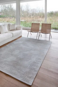 Ecorugs vloerkleed Coral wit 170x240 cm