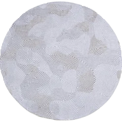 Ecorugs vloerkleed Coral wit ∅ 240 cm