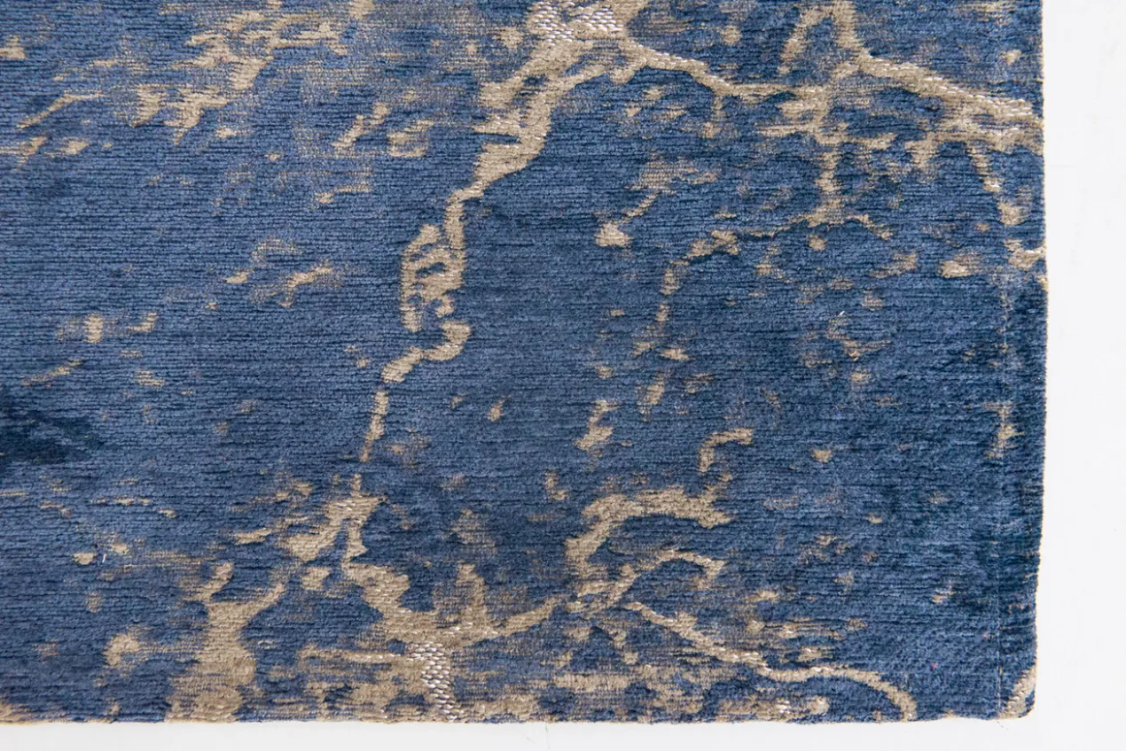 Ecorugs vloerkleed Cracks blauw 80x150 cm