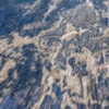 Ecorugs vloerkleed Cracks blauw ∅ 140 cm