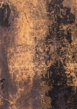 Ecorugs vloerkleed Cracks goud 140x200 cm
