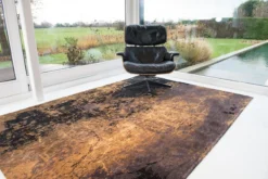 Ecorugs vloerkleed Cracks goud 200x280 cm