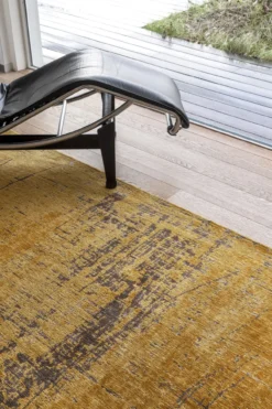 Ecorugs vloerkleed Griff geel ∅ 140 cm