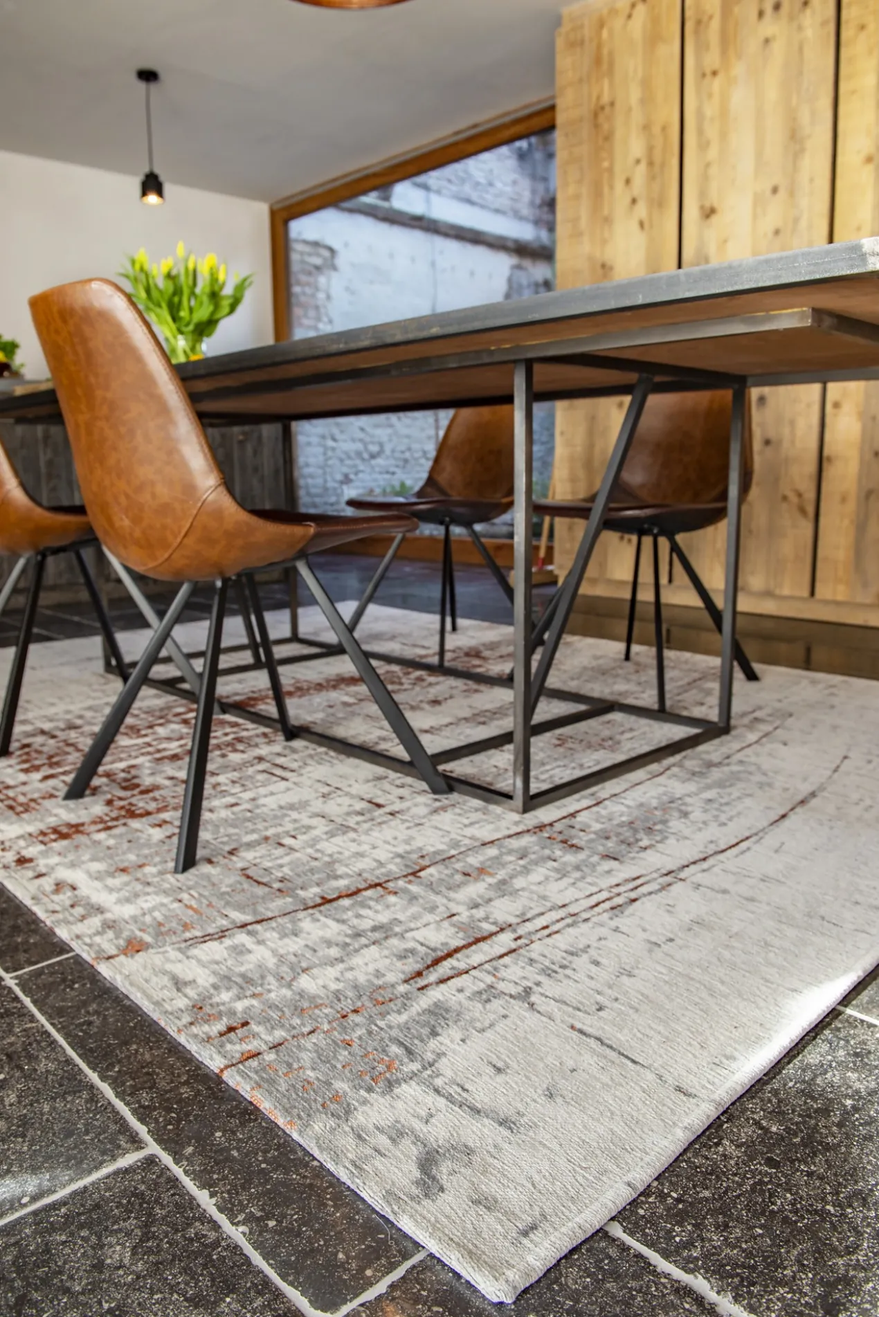 Ecorugs vloerkleed Griff koper 240x340 cm