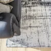 Ecorugs vloerkleed Griff zwart-wit 170x240 cm