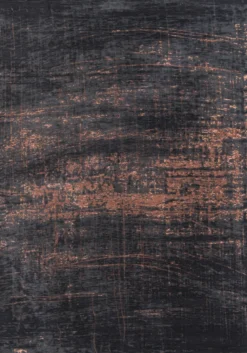 Ecorugs vloerkleed Griff zwart-koper 170x240 cm