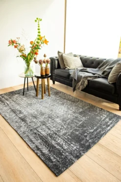 Ecorugs vloerkleed Jacob's Ladder zwart 80x150 cm