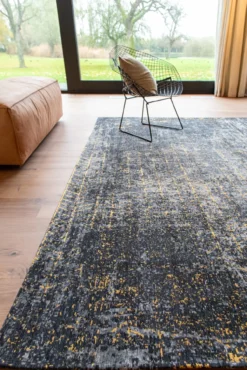 Ecorugs vloerkleed Jacob's Ladder goud 140x200 cm