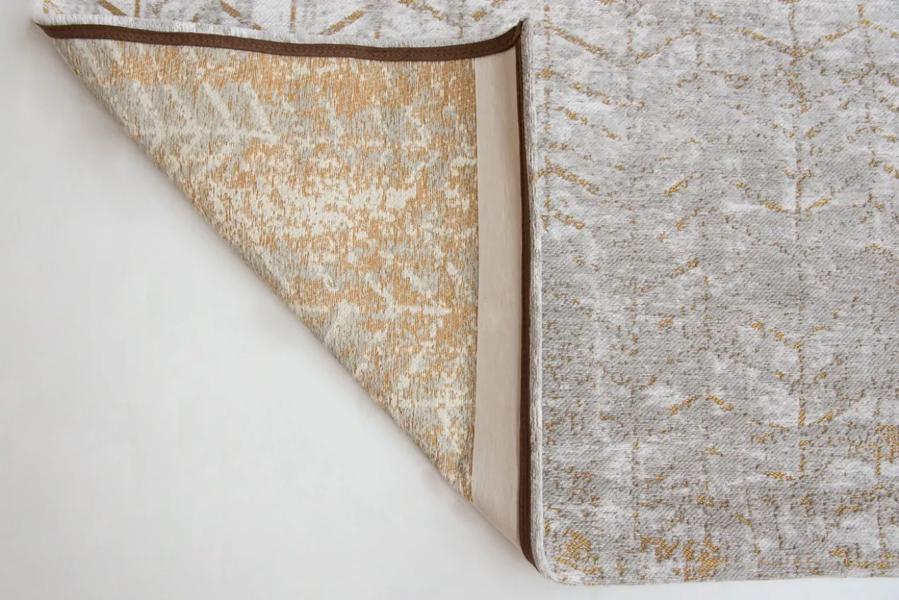 Ecorugs vloerkleed Jacob's Ladder goud 170x240 cm