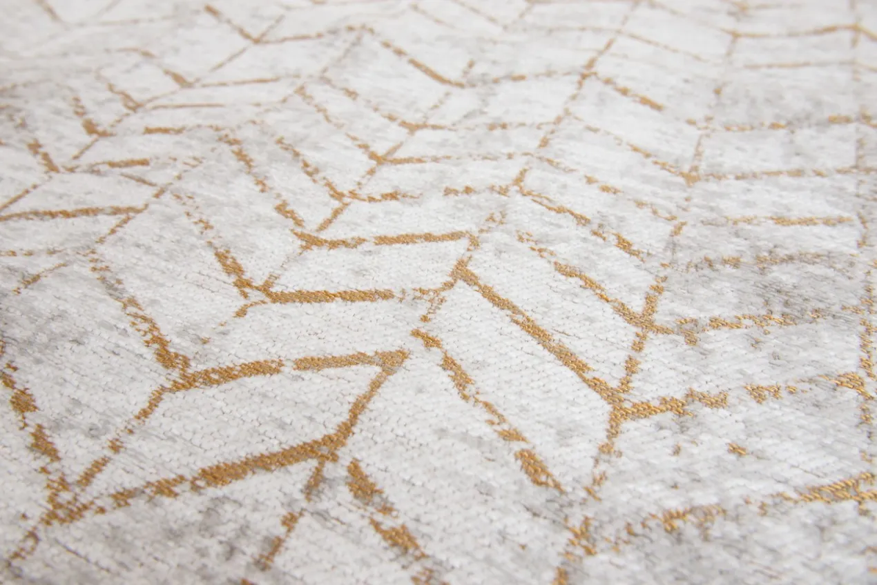 Ecorugs vloerkleed Jacob's Ladder goud 200x280 cm