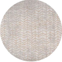 Ecorugs vloerkleed Jacob's Ladder goud ∅ 240 cm